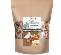 ReaVET Barf mélange de Fruits 1kg, Flocons de Fruits Chiens sans céréales et sans Gluten, Barf additif Chien, Flocons pour Chien, Barf Nourriture pour Chien