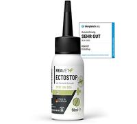 ReaVET EctoStop Spot on Dog 50 ML - Remède Contre Les puces pour Chiens et tiques avec extrait d'huile de Neem - Efficace Contre Les ectoparasites, Les tiques, Les puces, Les acariens