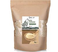 ReaVET Flocons de Riz Chien 1kg, Flocons de Riz Chiens, Flocons de légumes Chiens sans Gluten, Flocons de légumes Chiens Barf, supplément Barf Chien