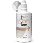 ReaVET Gouttes intestinales gastriques - Réhabilitation intestinale Chien Construire la microflore intestinale pour la diarrhée Chien, Gastro-intestinal Chien hyperacidité, problèmes d'estoma