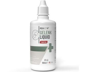 ReaVET Gouttes liquides pour articulations pour chiens et chats - Avec glucosamine, MSM I pour soutenir la mobilité I Gouttes articulaires au lieu de comprimés articulaires Poudre articulaire pour