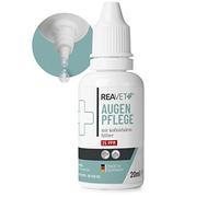 ReaVET Gouttes Oculaires Spéciales pour Chiens et Chats 20 ML - pour Les Yeux Irrités et Les Taches de Larmes, Soin des Yeux au Colloïde d’Argent