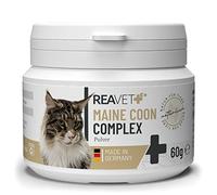 ReaVET Maine Coon Complex, Alimentation complémentaire spéciale pour Grands félins - Alimentation Maine Coon, Alimentation Maine Coon
