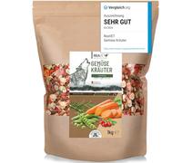 ReaVET Variation légumes-Herbes 1kg, Flocons de légumes Chiens sans céréales, Complément Barf Chien