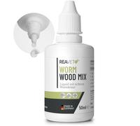 ReaVET Wormwood Mix Liquid pour Chiens & Chats 50 ML - avec Véritable Absinthe (Artemisia Absinthium) - Formule Végétale Liquide pour Animaux de Compagnie