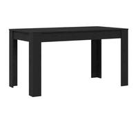""Rebais""Table de salle à manger - CLARENCE Table Pour cuisine - Chêne noir 140x74.5x76cm CL879857