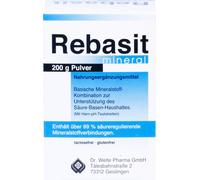 Rebasit mineral poudre pour soutenir l'équilibre acido-basique, 200 g de poudre
