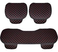 Rebeca Shop - Housse de siège auto universelle, 3 pièces, 2 avant et 1 arrière, en PVC couleur Noir/Rouge cod. LS25