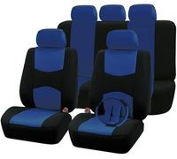 Rebeca Shop Housses Auto universelles avec Couvre-Volant et pour Ceinture en Couleur avec Les Sièges - A18 Bleu Royal