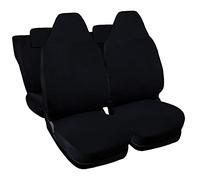 Rebeca Shop® Housses de siège Compatibles pour C1 | Fabriqué en Italie | Ensemble de housses de siège avant et arrière | Appuie-tête inclus (Noir)
