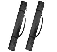 REBECASKYENS Lot de 2 sacs de transport pour trépied, sac de rangement avec cordon de serrage, sac de transport portable, sac de transport pour poteaux de tente, support lumineux (23 x 130 cm), Noir ,
