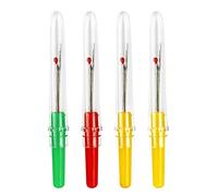 REBECASKYENS Lot de 4 découseurs de couture, professionnels, grands et petits, séparateurs de fils avec housse de protection pour ouvrir les coutures et les ourlets, fil à coudre, séparateur de