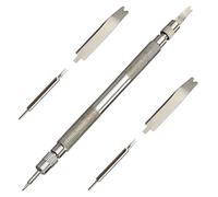REBECASKYENS Outil d'horloger - Outils pour barrettes à ressort - Outil de retrait de barrettes à ressort - Poignée en acier inoxydable pour ajuster les barrettes à ressort et les barres à ressort -
