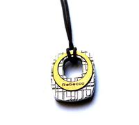 REBECCA COLLIER CORDON ET BIJOUX-PENDENTIF ACIER TRANSFORMÉ ET XOPMBX06 OR