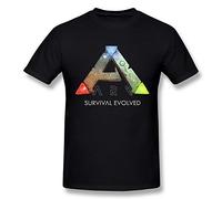 Rebecca Letitia Homme's Ark Survival Evolved Game Logo Poster Noir T Shirt Large