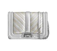 Rebecca Minkoff Chevron Quilted Small Love Crossbody, Bandoulière Femme, Multi/argenté, Taille Unique