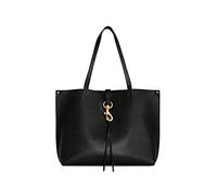 Rebecca Minkoff Femme Megan Tote Sac de Transport, Noir/Laiton Antique, Einheitsgröße