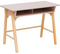 Rebecca Mobili Bureau pour enfants Badal 70x90x50 MDF pin rose marron