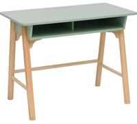 Rebecca Mobili Bureau pour enfants Luan 70x90x50 MDF pin vert aqua brun