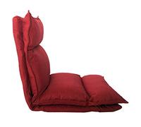 Rebecca Mobili Chaise de Meditation, Fauteuil Yoga Rouge, Polyester Metal, Relaxante Salon Balcon - Dimensions: 70 x 56 x 70 cm (HxLxL) - Art. RE6199