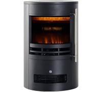 Rebecca Mobili Cheminée électrique LED à effet de flamme 3D réglable 1000W 2000W Noir