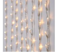 Rebecca Mobili Guirlande Lumineuse Cascade 220 LED Blanc Chaud Déco Noël pour la Maison en Extérieur