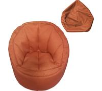 Rebecca Mobili Housse vide orange Sac polyester avec fermeture éclair 70x75x75