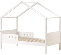 Rebecca Mobili Lit d'enfant Duhat 151x170x86 pin blanc marron clair Scandinave