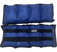 Rebecca Mobili Paire de manchettes de poids de pied Poids de bras Bleu 2 x 3 kg
