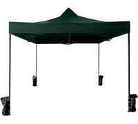 Rebecca Mobili Tonnelle en Accordéon Pavillon Vert avec 4 Sacs de Poids Polyester Métal avec Sac de Transport Foires Terrasse Fêtes - 3,1x3x3 m (H x L x P) - Art. RE6329