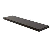 Rebecca Mobili Set 2 Etageres suspendues, Etageres Couleur Wenge, en Bois MDF, pour Salon Chambre - Dimensions: 3,8 x 100 x 25 cm (HxLxL) - Art. RE6058