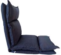Rebecca Mobili Siège de fauteuil en métal et polyester bleu jean
