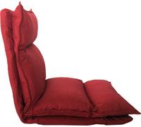 Rebecca Mobili Siège de fauteuil en métal et polyester rouge