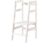Rebecca Mobili Tour Montessori Zalina 90x40x49 Pin blanc Scandinave