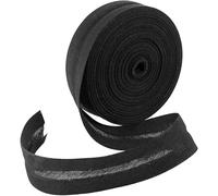REBECCAGIBSON 10 m Ruban de Biais à Pli Simple, Ruban de Biais Noir 20 mm de Large,Ruban D'Ourlet pour Coudre des vêtements, des tuyaux, du matelassage