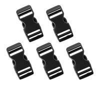REBECCAHOWARD Lot de 5 boucles à emboîter en plastique, boucles à dégagement rapide de 25 mm, boucles latérales, boucles de sac à dos, clips de boucle réglables en plastique