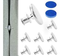 REBECCAHOWARD Lot de 8 rideaux avec aimant, aimants pour rideaux, embrasses de douche, garde le rideau fermé au mur, pour chambre à coucher, salon