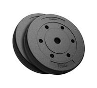 Rebel Active RBA-2104 Lot de 2 disques d'haltères remplis de ciment 2 x 15 kg Trou 31 mm