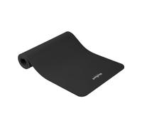 Rebel Active RBA-3150-BK Tapis de yoga de qualité supérieure pour Pilates, fitness et yoga - 183 x 61 cm - Épaisseur : 1 cm - NBR - Noir