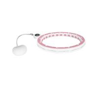 Rebel Active Smart Hula Hoop avec compteur - Cerceau de fitness pour perdre du poids, circonférence réglable, picots de massage, poids 450 g, écran LED, rose, RBA-2114