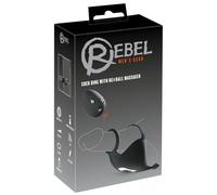 Rebel Anneau de bite avec masseur à boule RC Vibromasseurs pour couples Noir 12.3 cm/3.5 cm