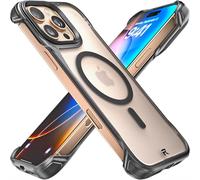 Rebel Coque Transparente pour iPhone 16 Pro Max [Série Frosted Flex] Côtés exposés pour Plus de commodité, Compatible MagSafe, Texture Mate, protectrice, résistante aux Chocs, sans Cadre amélioré