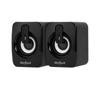 Rebel CS-15 2.0 Stereo Lautsprecher, USB, Mini Jack, für PC/Laptop