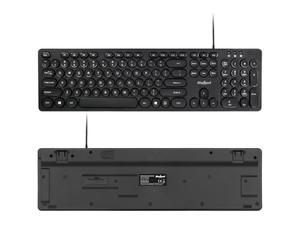 Rebel Electro Clavier Filaire WDK100 USB 2.0 Touches à Membrane