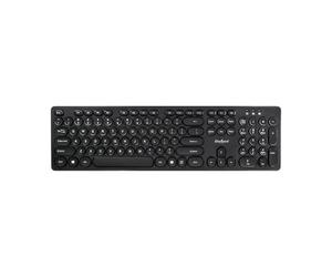 Rebel Electro Clavier sans Fil WK100 Touches à Membrane USB 2.0