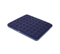 Rebel Electro Matelas Gonflable Double pour Couchage Velours 203x152x22 cm RBA-5001-XL