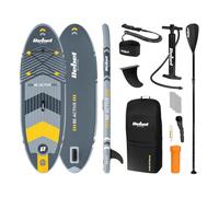 Rebel Electro RBA-4511 Planche Sup Pompe à flottaison Drop-Stitch 244 cm avec pagaie et Pompe à Dos