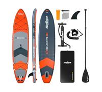 Rebel Electro Sup Planche Gonflable pour Natation Drop-Stitch 350 cm Ensemble Pagaie Pompe Sac À Dos RBA-4500-OR