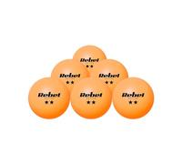 Rebel Ensemble de Balles de Tennis de Table ** 6 Pièces Matériel ABS RBA-4008