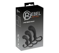 Rebel Ensemble de plugs de prostate en 3 pièces-5388410000 Noir Taille Unique